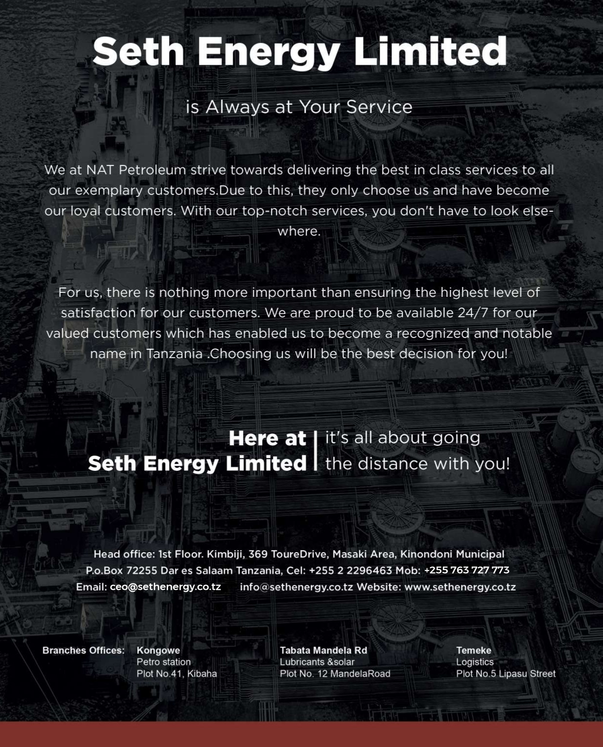 Seth Energy Limited mission